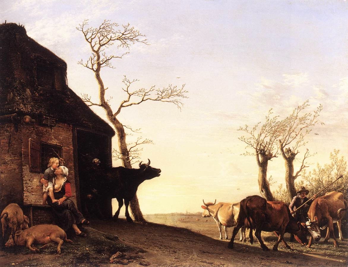 Condurre il bestiame al pascolo al mattino - Residenzgalerie, Salisburgo